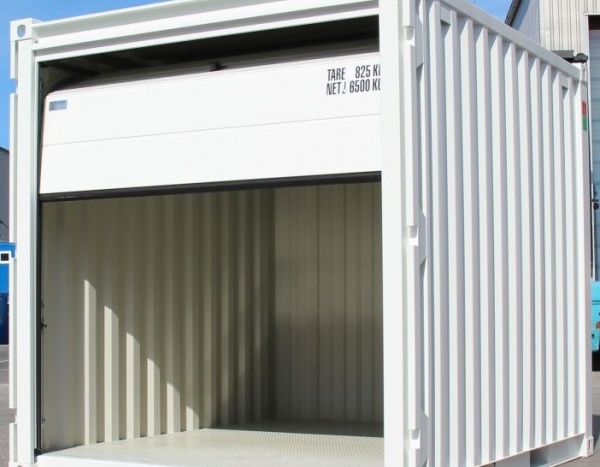 Conteneur d'entreposage en kit - Porte sectionnelle - 10 pieds (7,29 m²) - Diverses couleurs_0