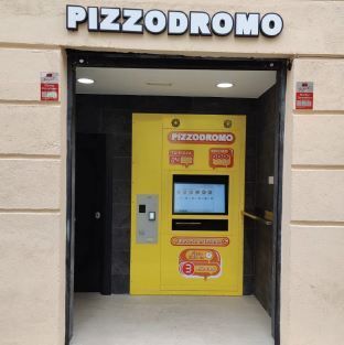Distributeur automatique de pizzas façade flat_0