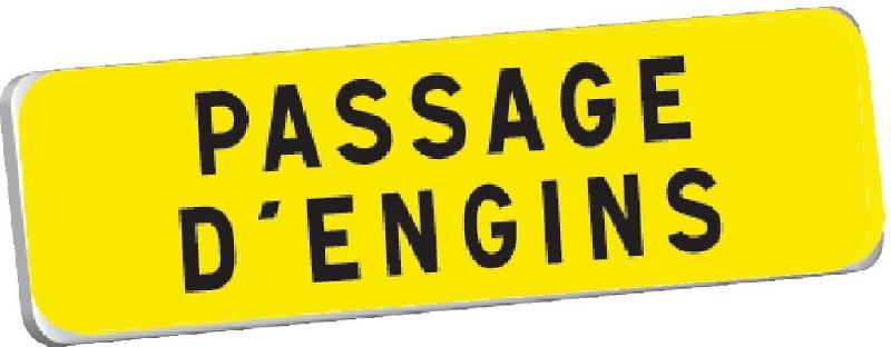 Panonceaux Taliasign KM 700x200 mm classe 1 Dangers Temporaires - PNTLGLV1KM-TL01/PE_0