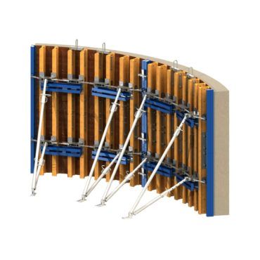 Ringform - Poutrelle de coffrage circulaire réglable - Civéco - Jusqu'à 12m de hauteur_0