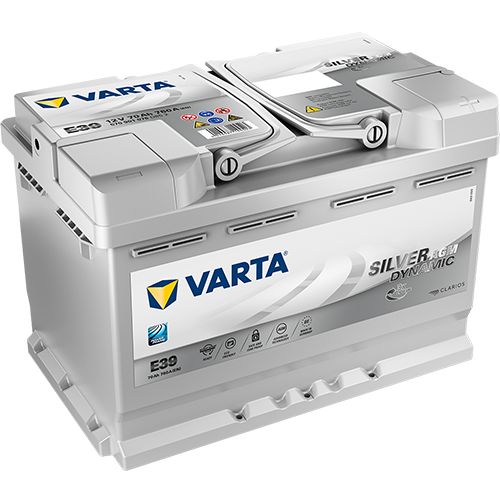 Batterie de démarrage Silver Dynamic AGM - Varta - 60 Ah à 80 Ah - Grille PowerFrame et système Start-Stop_0