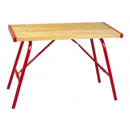 Table monteur 1200x600x45 mm - plateau en hêtre massif, épaisseur 45 mm - - KS Tools | 914.2000_0
