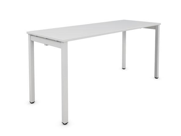 Table polyvalente Class plateau mélaminé blanc_0