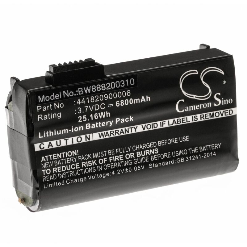 SDL30 dispositivo di misurazione 4400mAh, 7,4V, Li-Ion SCT6 total Stations vhbw batteria compatibile con Sokkia NET1200 RCP4-5 Controlers SCT6