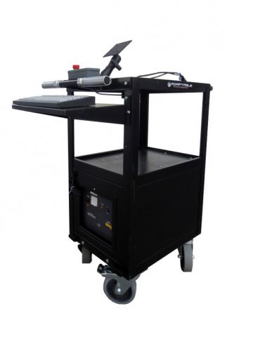 Adap'table - Chariot informatique motorisé avec kit sensitif et roue 240W_0