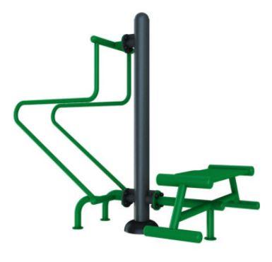 Barre symétrique et banc abdos - Modèles ASO-F12/ASO-F20 - Acier galvanisé - Conforme NF EN 16630:2015_0