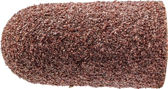 Capuchon abrasif POLICAP D16xH32mm - Granulation 60 - Cône rond KEL marron - PFERD_0