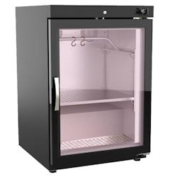 Cave d’exposition pour maturation de viande 120 lts. 20 kgs. - 600x650x900 mm - 200 W 230/1V - 15EC6609 Eurast - noir multi-matériau 15EC6609_0