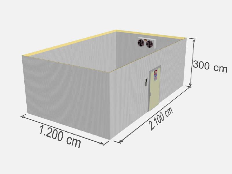 Chambre froide positive industrielle - TD CR-756 - 756 m3 - Panneaux sandwich isolants_0