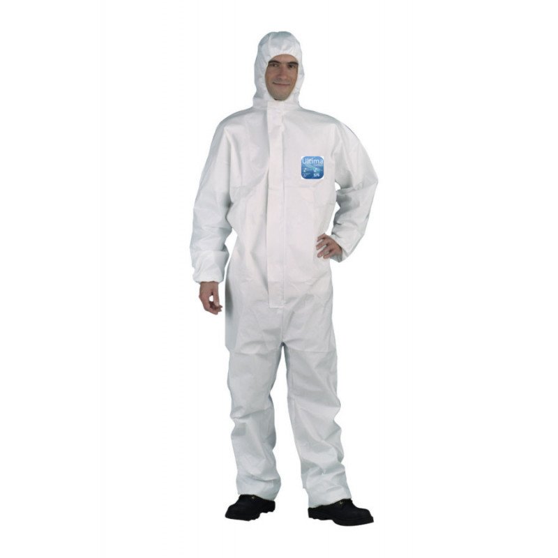 COMBINAISON JETABLE ULTIMA CONFORT CAT3 TYPES 5 & 6 BLANC T6 3XL - SEGETEX-EIF - CM96