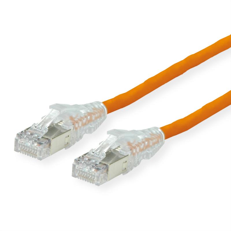 Cordon dätwyler cat.6a (classe ea) s/ftp, cu 7702 flex lsoh, amp v2, orange, 1 m_0