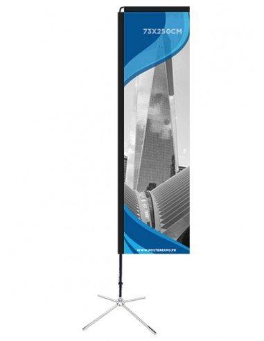 DRAPEAU RECTANGLE M (IMPRESSION + STRUCTURE + BASE PLAQUE/CARRÉ 10 KG) - RÉFÉRENCE: E-DRAP-RECT-M_0