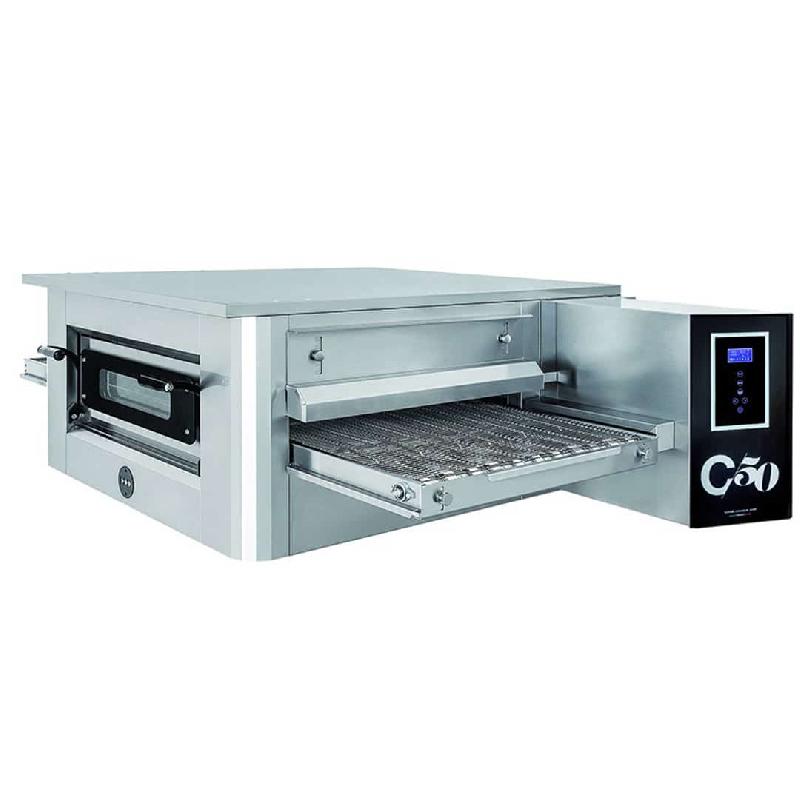 Four tunnel à convection professionnel en acier inox - TUNNEL C/50 - Cuisson uniforme et programmable_0