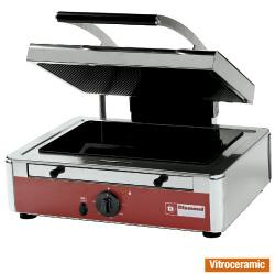 Grill panini medium vitrocéramique - MGV45/F-N - Plaques nervurées et lisses - 370x250 mm - Thermostat jusqu'à 300°C_0