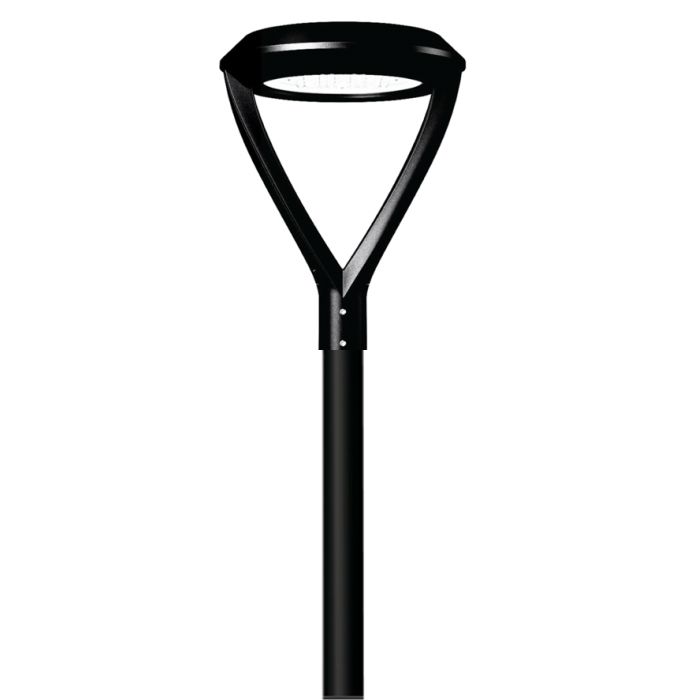 Luminaire d'éclairage public sur mât LED 75W Brancia - étanche IP66, idéal pour routes, parkings, trottoirs et zones résidentielles_0