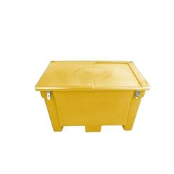 PLAST'UP ROTOMOULAGE Coffre de rangement 300l + grenouillères - JAUNE - jaune 0733968141712_0
