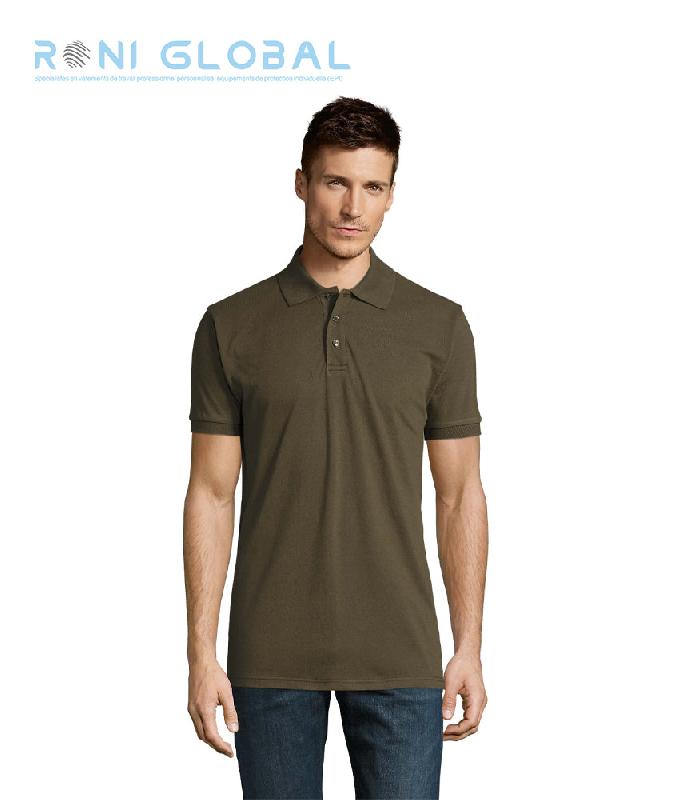 Polo de travail homme - PRIME SOL'S - coton/polyester - coupe renforcée, manches courtes, patte 3 boutons_0