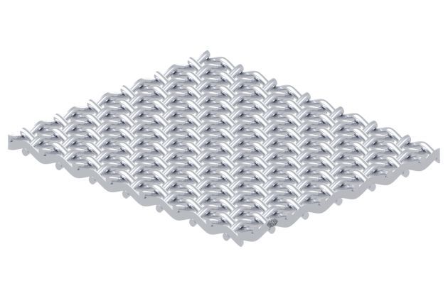 Square-Weave - bandes transporteuses métalliques GKD - pour panneaux de fibres dures_0