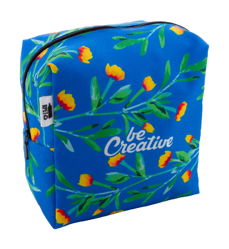 Trousse de maquillage personnalisée - polyester RPET 600D - impression sublimation - minimum 50 pièces_0