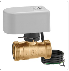 Vanne de régulation déviatrice 2 voies - P.0109 - Ø26x34 - Corps laiton - Servomoteur 230V AC_0
