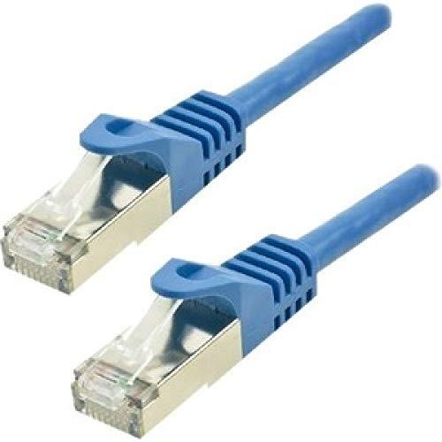 MCL FCC7BMSF-0.5M/B - Câble réseau Cat7 S/FTP (S-STP) - 0,5 m - RJ-45 mâle/mâle - Bleu_0