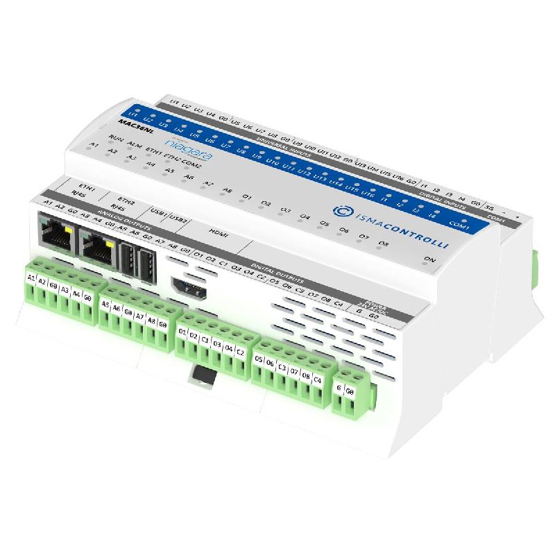 MAC36NL Automate serveur Web Niagara 4 avec 36 entrées-sorties embarquées - 100 points_0