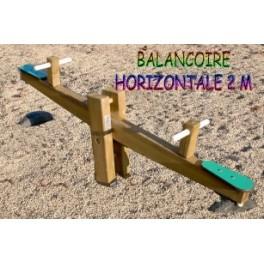 Balançoire horizontale 2 m - Pin rouge de Finlande - Traitement autoclave classe 4_0