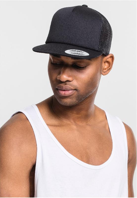 Casquette foam trucker FLEXFIT - Réf: FL6005FF - 100% polyester avec mousse haute qualité et fermeture snapback_0