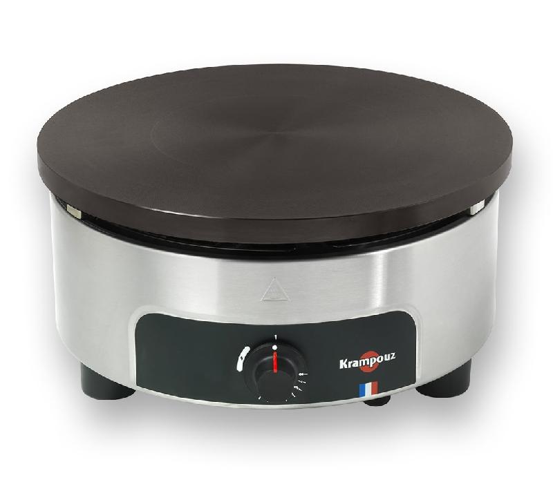 Crêpière billig à gaz professionnelle - 1 plaque ronde - régulation manuelle - 5500 W - diamètre 40 cm - CRRH4MA-KR_0