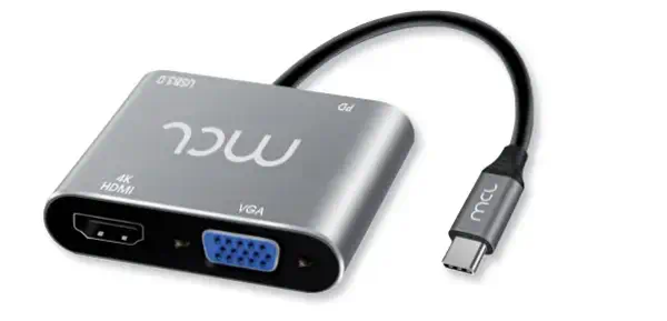 MCL MD1B99AU3CHVUDP station d'accueil USB 3.2 Gen 1 (3.1 Gen 1) Type-C Argent_0