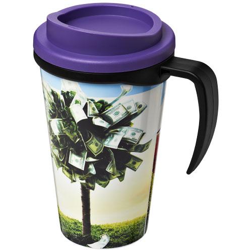 Mug isolant Brite-Americano grande 350 ml - Double paroi, couvercle à visser, design résistant - Fabriqué au Royaume-Uni_0