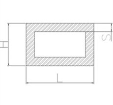 Profilé aluminium - profilati alluminio - tubes rectangulaires aluminium_0