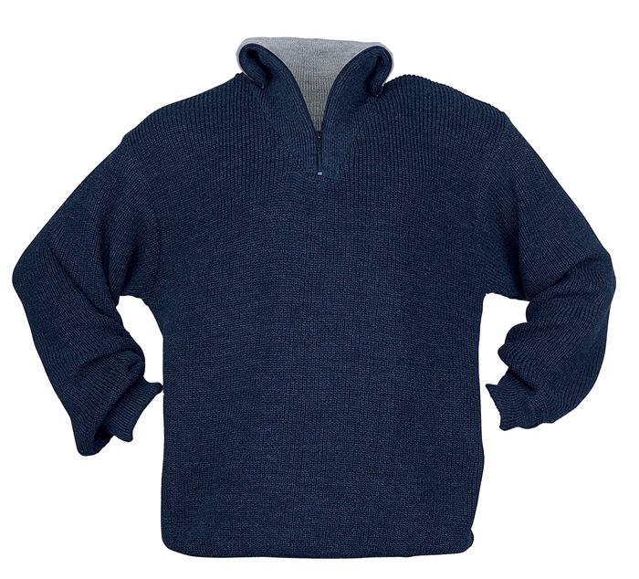 Pullover taille M marine 100 % polyacrylique SCHEIBLER_0