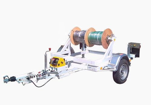S 505 L - Remorque Porte-Touret SIPREL - Charge utile 510 Kg - ø 750 à 1400 mm - PTAC 750 Kg_0