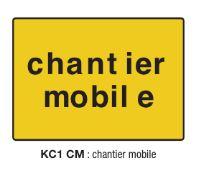 Signalisation de chantier important - chantier mobile KC1CM_0