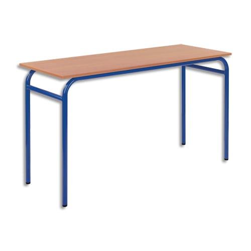 Table scolaire biplace STB L/4TAB - 130x50 cm - Référence TDC135ST5 HB_0