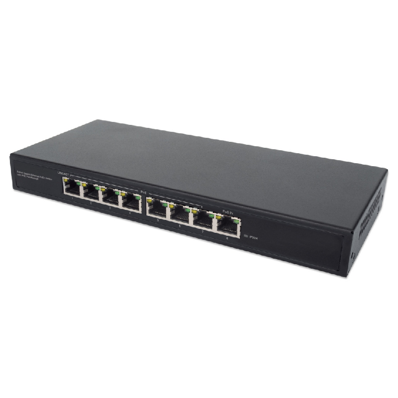 Switch PoE+ Ethernet Gigabit 8 ports - 85W PoE, Desktop, normes IEEE 802.3af/at/bt - Bravour®_0