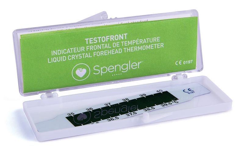 THERMOMÈTRE FRONTAL À CRISTAUX LIQUIDES