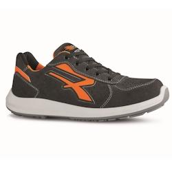 U-Power - Baskets de sécurité basses légères et confortables SIRIO - Environnements secs - S1P SRC ESD Noir / Orange Taille 37 - 37 noir matière_0