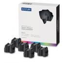 6 X ENCRE SOLIDE BLACK GÉNÉRIQUE POUR XEROX PHASER 8560