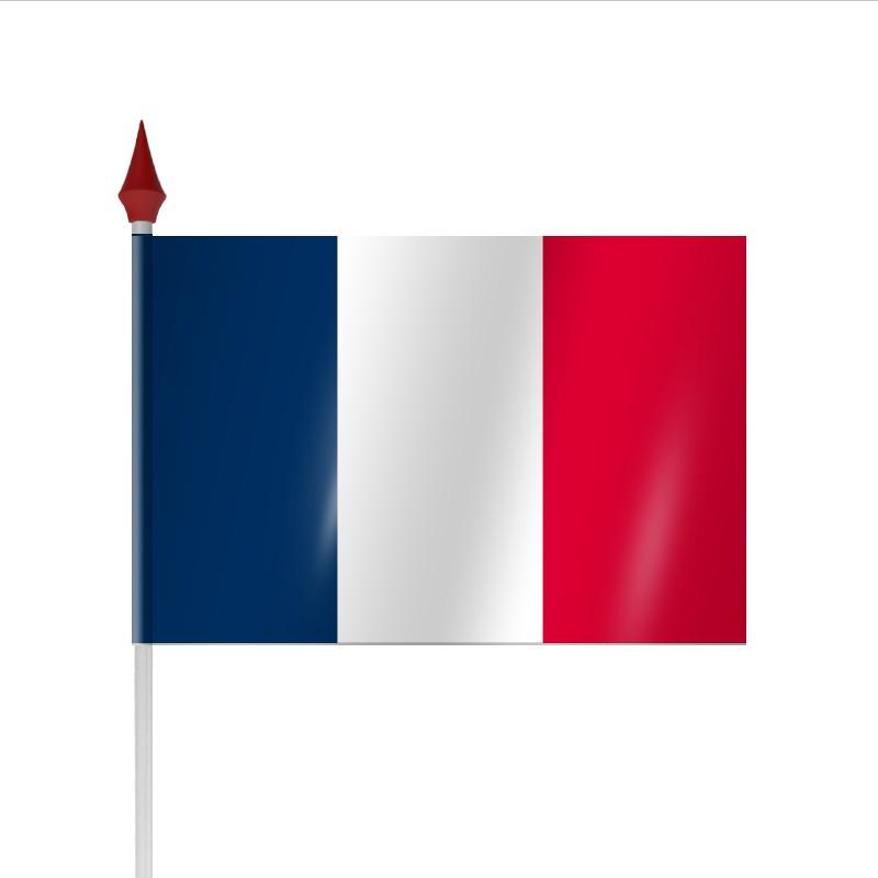 Drapeau français à main - Drapeau à agiter_0