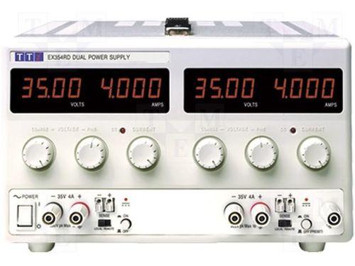 Alimentation double DC - Technologie mixte linéaire/découpage - 280W - 2x 35V/4A - TTIEX354RD_0