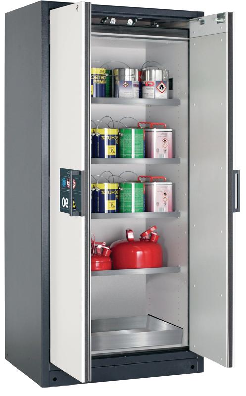 ARMOIRE SÉCURITÉ Q-CLASSIC-90 Q90.195.090 GRIS/BLANC - MANUTAN COLLECTIVITÉS