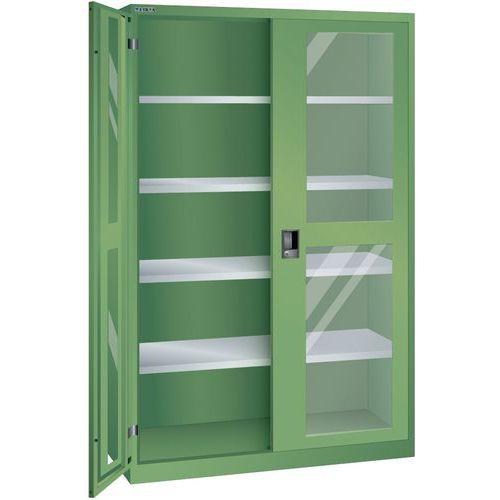 ARMOIRE VERT 1250X400X1950 AVEC 4 RAYONS AMO. _ 60.583.030 - LISTA