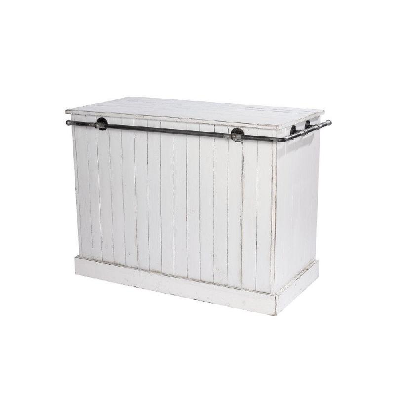 Barre métal Used pour comptoir Héritage - Gris - L120xP63cm_0