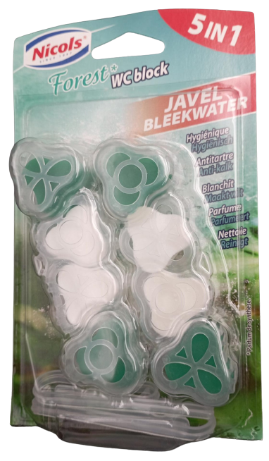 Bloc cuvette wc 5 en 1 parfum javel 48g- lot de 2_0