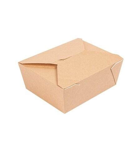 Boîte en carton kraft 15,2x12,1x6,5cm 1350ml THEPACK 50un - 6621134_0