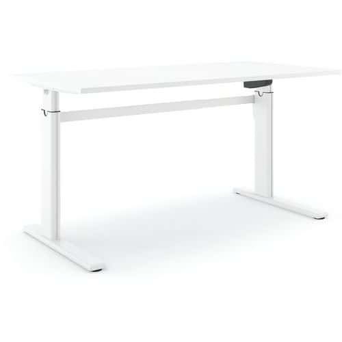 BUREAU RÉGLABLE ALUFORCE PRO 150 M - 180X80CM - BLANC - ACTIFORCE