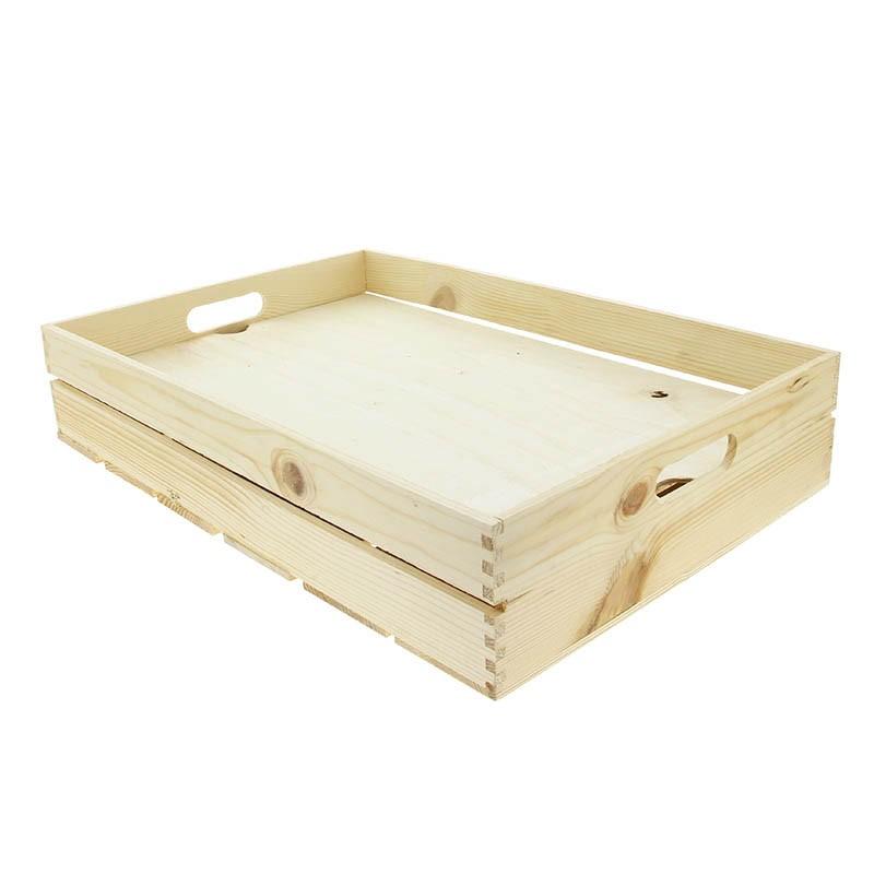 Cagette bois naturelle gm + faux fond bois -_0