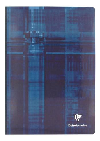 LOT DE 5 - CAHIER BROCHÉ CLAIREFONTAINE METRIC A4 21 X 29,7 CM PETITS CARREAUX 192 PAGES